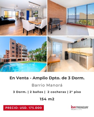 ¡En oferta! Amplio Dpto de 3 dormitorios - Barrio Manora 
