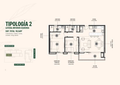 Vendo departamento de 2 habitaciones 