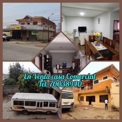 EN VENTA CASA COMERCIAL ZONA ESTE AV. PANAMERICANA Y AV. LUJAN EN SANTA CRUZ