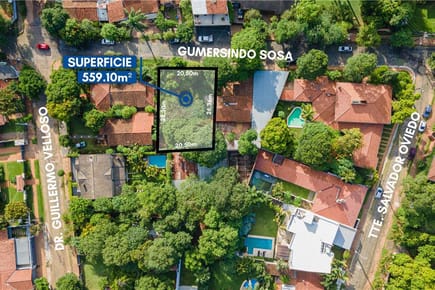 VENDO TERRENO EN YCUA SATY-ZONA PASEO DE LA GALERIA