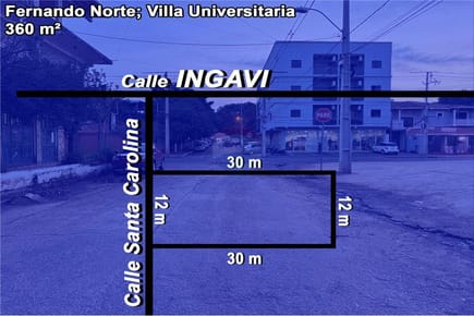 VENDO TERRENO EN FERNANDO DE LA MORA ZONA NORTE