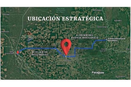 TERRENO EN PARQUE LOGISTICO FILADELFIA CHACO PYO