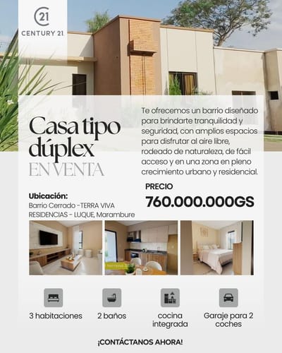VENDO CASA EN CONDOMINIO CERRADO  TIERRA VIVA, MARAMBURE LUQUE 