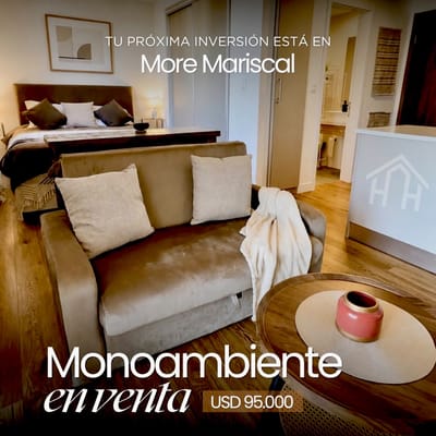 MONOAMBIENTE EN VENTA | MORE MARISCAL