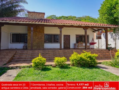 CASA QUINTA EN OFERTA A PRECIO DE REMATE 