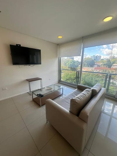 VENDO DPTO AMOBLADO 1 DORMITORIO START VILLA MORRA 
