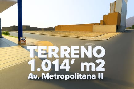 Terreno Urbano En Venta En Av. Metropolitana II Trujillo La Libertad 1014 M²