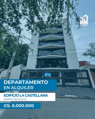 Edificio La Castellana 3 Dor+Area de Servicio- B. Recoleta