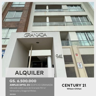 ALQUILO BARATO  AMPLIO DPTO 3 dorm. Edif. GRANADA