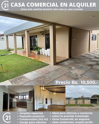 CASA EN ALQUILER – IDEAL PARA EMPRESA O NEGOCIO