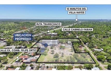 VENTA DE DOS HECTÁREAS EN EL CENTRO DE REMANSITO VILLA HAYES