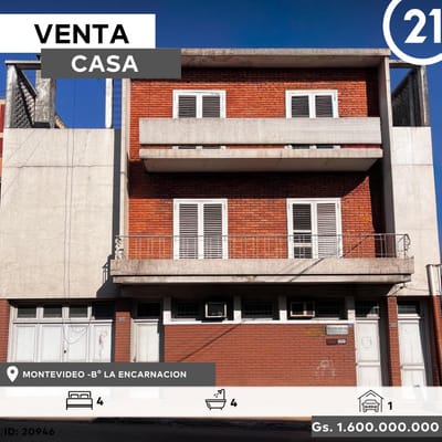 CASA EN VENTA – Centro de Asunción