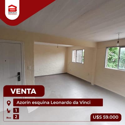 Apartamento en Azorín esquina Leonardo da Vinci, cerca de Cno.MaldonadiU$S59000