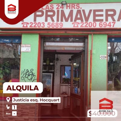 Local Comercial en Justicia esq. Hocquart barrio Villa Muñoz $40000