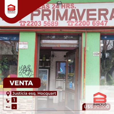 Local Comercial en Justicia esq. Hocquart barrio Villa Muñoz U$S90.000