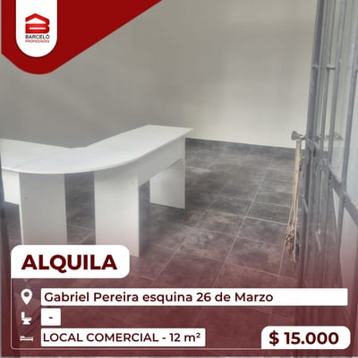 Local Comercial en alquiler ubicado en Pocitos