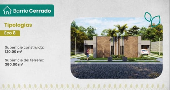 A LA VENTA, CASA TIPO DUPLEX- BARRIO CERRADO LUQUE