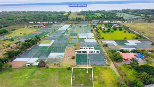 VENDO TERRENO EN AREGUA - ESTANZUELA.1000 m2