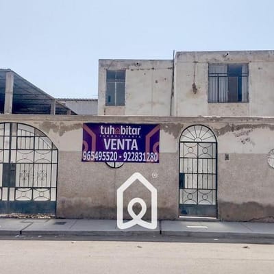 Venta de Casa como Terreno en Chiclayo - Urb. Felipe Santiago Salaverry.