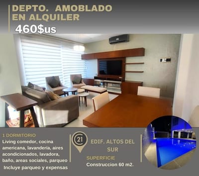 Amplio Y Lujoso Departamento En Edificio Alto Sur