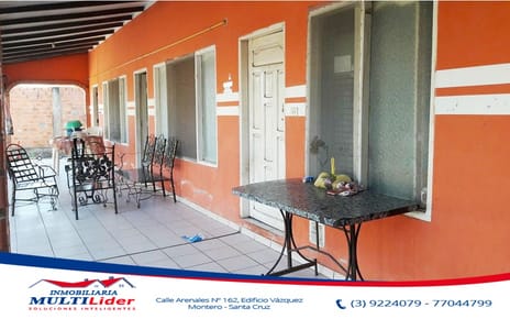 CASA EN VENTA DETRÁS DEL COLISEO PLURINACIONAL DE MONTERO