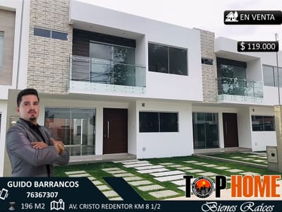 CASA A ESTRENAR EN COND. LAS PALMERAS II