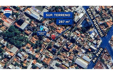 Terreno en Venta de 287.8 m² en Pettirossi