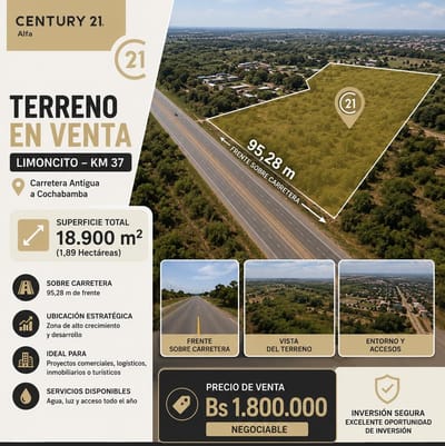 TERRENO EN VENTA tc del dia 