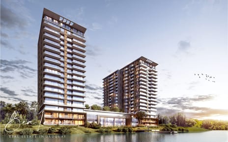 Apartamento 2 dormitorios sobre el lago a estrenar