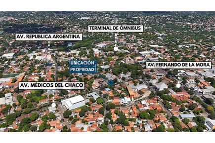 VENDO TERRENO SOBRE AVDA MEDICOS DEL CHACO