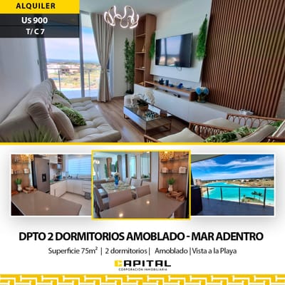 Departamento en alquiler en Mar Adentro