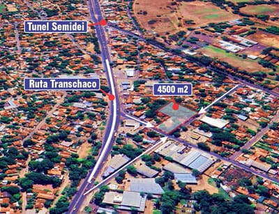 VENDO TERRENO ZONA LOMA PYTA - EN ESQUINA 4.500 M2