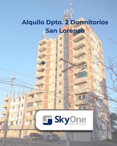 ALQUILO DPTO. 2 dormitorios en Ciudad Universitaria, San Lorenzo!