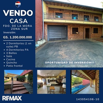 VENDO CASA EN FERNANDO ZONA SUR