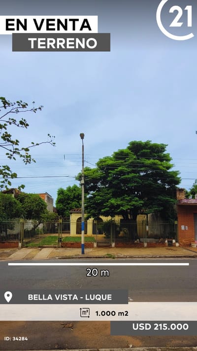 En Venta Gran Terreno Zona Centrica de Luque