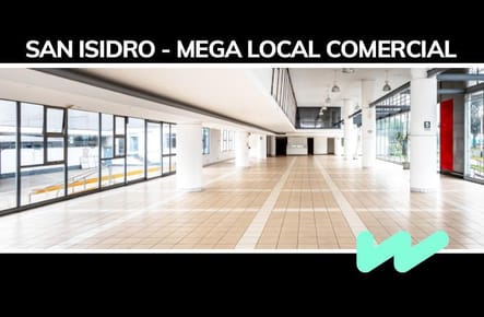 WEENS ALQUILA :  Local Comercial en esquina, ideal para Showroom. San Isidro