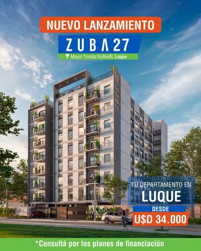 EN VENTA DEPARTAMENTO EN EDIFICIO ZUBA 27  ZUBA 27
