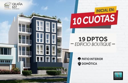 GRAÑA 637 - Edificio Boutique - Últimas Unidades