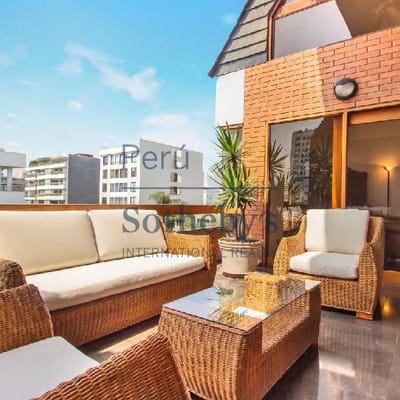 Lindo dplex penthouse con amplia terraza cerca al parque Dammert