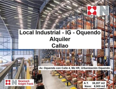 ALMACEN INDUSTRIAL - 10,000 M2 - OQUENDO - CALLAO