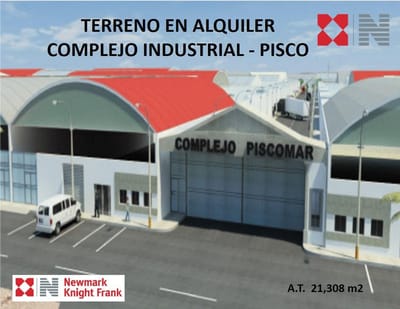 ALQUILER - TERRENO - COMPLEJO INDUSTRIAL -  PISCO 22,000 M2