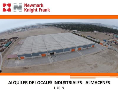 ALQUILER ALMACENES INDUSTRIALES 1,000 M2 LURIN - I1