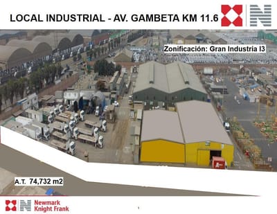 LOCAL INDUSTRIAL - GAMBETA KM. 11.6 - CALLAO 74,732 M2