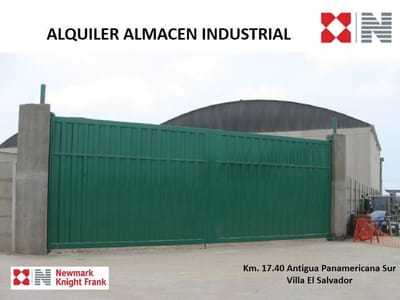 ALQUILER LOCAL INDUSTRIAL VILLA EL SALVADOR 2,000 M2