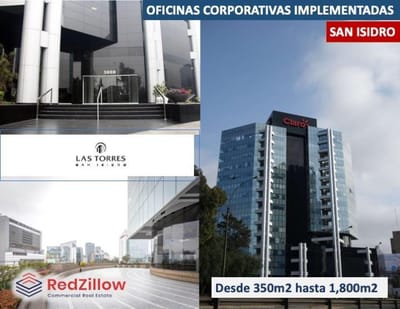 ALQUILER OFICINA IMPLEMENTADA (357m2) - SAN ISIDRO