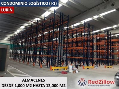 ALQUILER: ALMACEN INDUSTRIAL CON RACKS (3,521M2) - CENTRO LOGÍSTICO - I1 - LURÍN