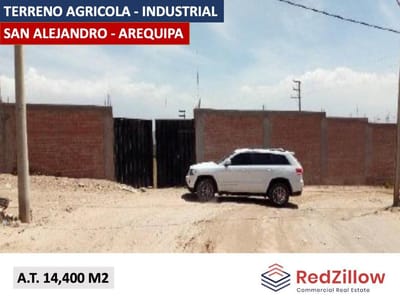 VENTA TERRENO AGRICOLA-INDUSTRIAL (14,400m2) EN AREQUIPA