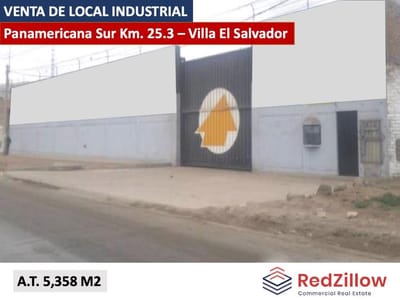 VENTA LOCAL INDUSTRIAL 5,358 M2 - I2 - PANAM. SUR - VILLA EL SALVADOR