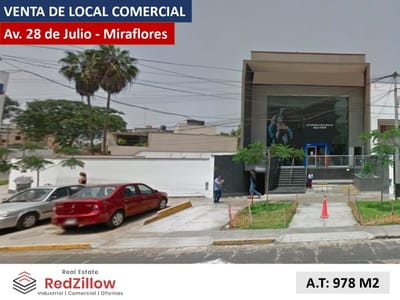 VENTA LOCAL COMERCIAL 978 M2 - MIRAFLORES