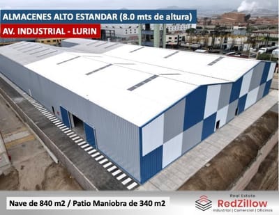 ALQUILER DE ALMACEN 840M2 (8MTS ALTURA) - LURÍN